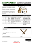 Gronomics ECOGW 30-48 Instructions / Assembly
