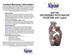 Alpine GXT100 Instructions / Assembly