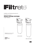 Filtrete 5627902 WF SYS 4WH-QCTO-S01 CTO Instructions / Assembly