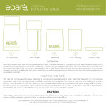 Epare EPHT03 Use and Care Manual