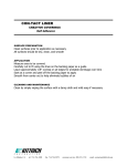 Con-Tact 75F-C9955-01 Use and Care Manual