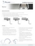 Polaris Sinks P2151 Installation Guide