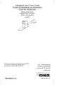 KOHLER K-12177-BV Installation Guide