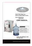 Glacial 9RBCH-SP Use and Care Manual