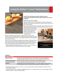 Corian C930-15202MP Use and Care Manual