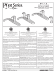 Pfister G134500S Installation Guide