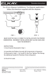 Elkay LR2522PD2 Installation Guide