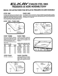 Elkay PSR31223 Installation Guide