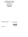 KOHLER K-3838-4-NA Installation Guide