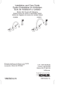 KOHLER K-16111-4A-CP Installation Guide