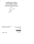 KOHLER K-15160-AP-CP Installation Guide