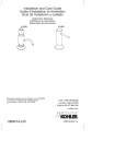 KOHLER K-1994-SN Installation Guide