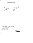 KOHLER K-12185-CP Installation Guide