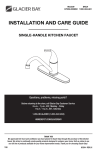 Glacier Bay 67559-0008D2 Installation Guide