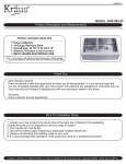 KRAUS KHF204-33 Instructions / Assembly