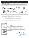 Mont Blanc 20400NSC Installation Guide