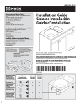 MOEN G18211 Installation Guide