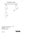 KOHLER K-R648-VS Installation Guide