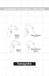 Hansgrohe 04066861 Instructions / Assembly