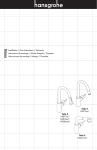 Hansgrohe 04286800 Instructions / Assembly