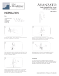 Fontaine MFF-AVZK3-BN Installation Guide