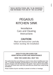 Pegasus AP1033 Installation Guide