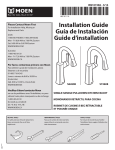 MOEN S62608 Installation Guide