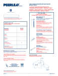 Peerless P290LF-SS Installation Guide