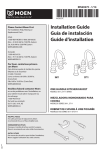 MOEN S611SRS Installation Guide