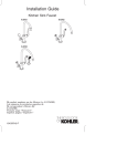 KOHLER K-8761-BN Installation Guide