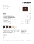 HOUZER G-100 SAND Instructions / Assembly