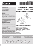 MOEN S3371 Installation Guide