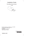 KOHLER K-13808-CP Installation Guide