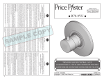 Pfister R78-9VUC Installation Guide