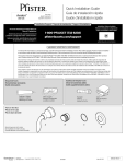 Pfister 016-CB1Y Installation Guide