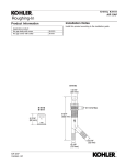 KOHLER K-9111-2BZ Installation Guide