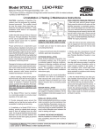 Zurn-Wilkins RK114-975XL Installation Guide