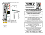 Eemax EX012240T Instructions / Assembly