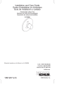 KOHLER T10069-9-BN Installation Guide