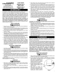 Little GIANT 505350 Instructions / Assembly