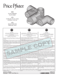 Pfister 0T8-410A Instructions / Assembly