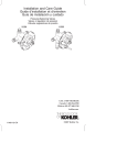 KOHLER K-304-K-NA Installation Guide