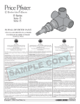 Pfister 015-IWDX Installation Guide