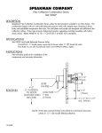 Speakman SM-1000-P-BN Installation Guide