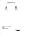 KOHLER K-409-K-NA Installation Guide