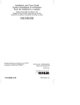 KOHLER K-T462-3S-BN Installation Guide