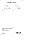 KOHLER K-T15290-4-G Installation Guide