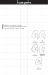 Hansgrohe 04233820 Instructions / Assembly