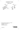 KOHLER K-T6906-4-BV Installation Guide