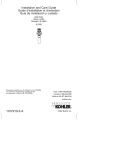 KOHLER K-7129-A-PB Installation Guide